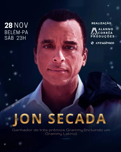PRÓXIMOS SHOWS JON SECADA BELÉM